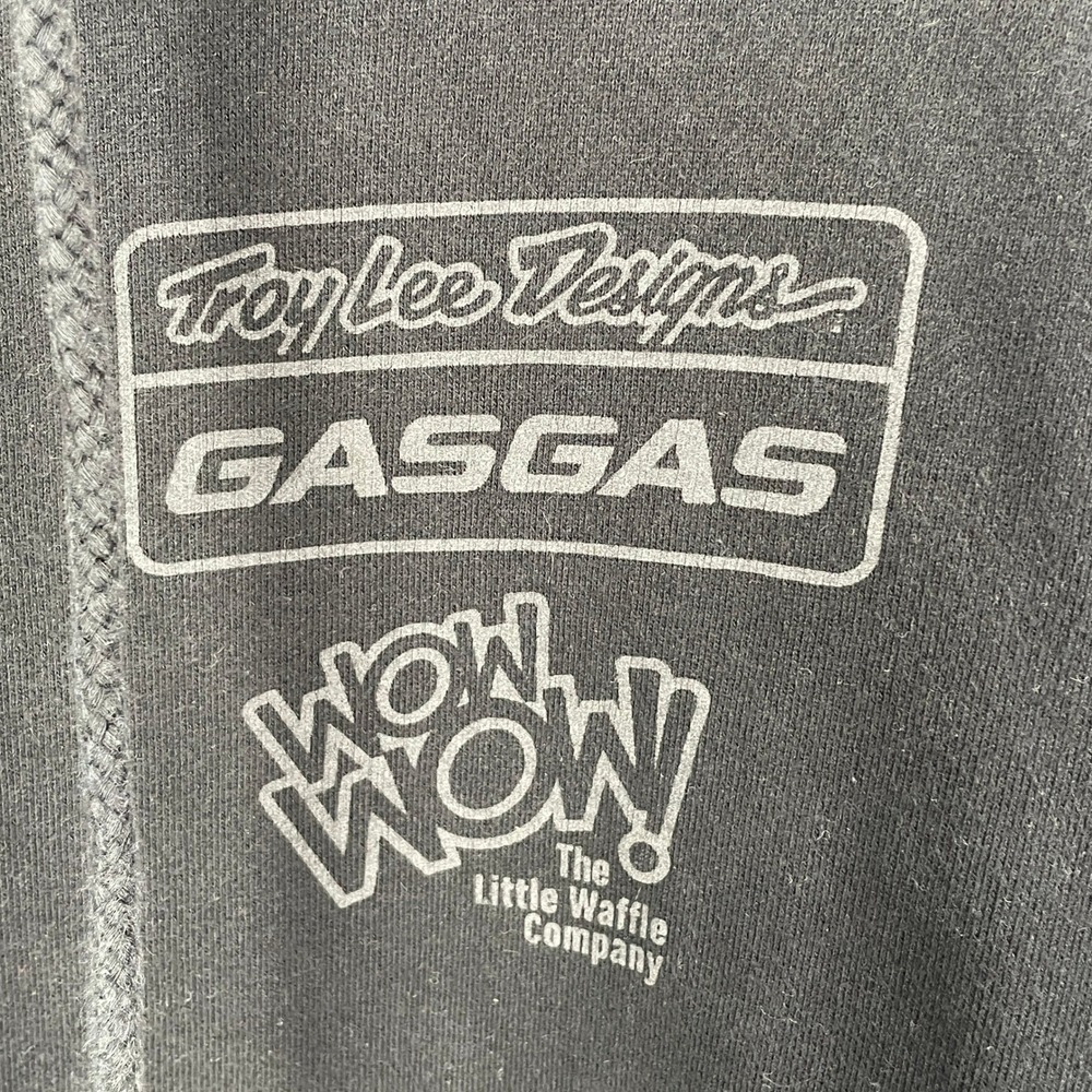 Troy Lee Designs Hoodie Men M Black GasGas Motocross Racing Graphic Sweatshirt - Picture 5 of 12
